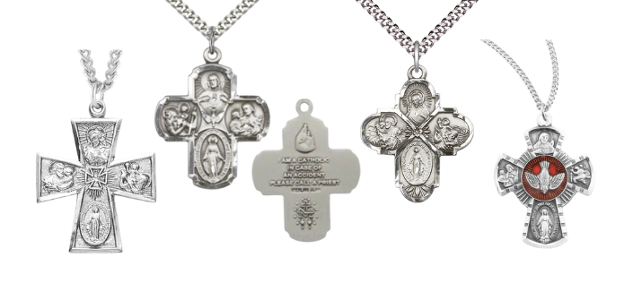 Catholic Medals - Four Way Medals